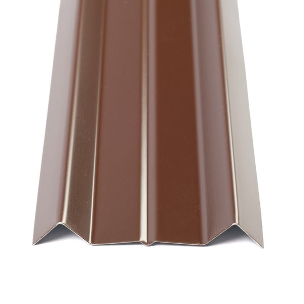 Штакетник М-образный фигурный 1800х100мм/75мм Эконом ПЭ RAL 8017 коричневый
