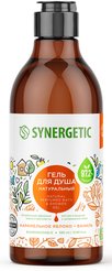 Гель д/душа Synergetic 380мл Карамельное яблоко и ваниль, биоразлагаемый, натуральный