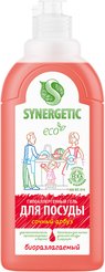 Средство д/мытья посуды антибактериальное Synergetic ЭКО 500мл Арбуз