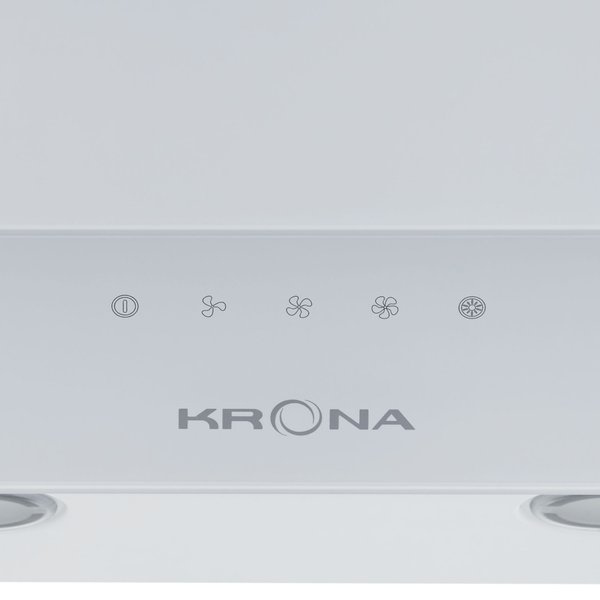 Вытяжка кухонная наклонная KRONA HELGA 600 white S 60см белый