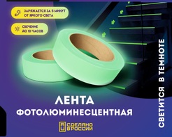 Лента светящаяся 15мм 3м