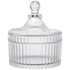 Сахарница Lefard Glass Legend Bliss 300мл 10х12,5см стекло, крышка стекло