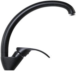 Смеситель для кухни 35к MIXLINE ML-GS02 высокий излив, черный