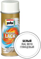 Эмаль JOBI аэрозольная глянцевая белая 400мл