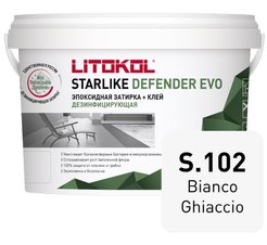 Затирка эпоксидная STARLIKE Defender EVO s.102 bianco ghiaccio (1кг)