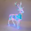 Фигура светодиодная внешняя Олень 140х38см h155см 24x49см 800LED, мультиколор, ПЭТ, RX001-155LT Фигура светодиодная внешняя Олень 140х38см h155см 24x49см 800LED, мультиколор, ПЭТ, RX001-155LT
