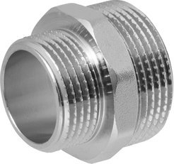 Ниппель латунный переходной 1 1/4"х1"