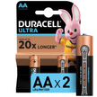 Батарейка алкалиновая Duracell Ultra Power АА/LR6 2шт
