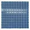 Мозаика Tessare 30,0х30,0х0,4см стекло прозрачный синий (HJ164)