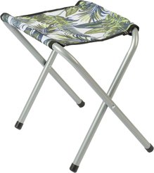 Табурет складной Weekemp Джангл 32х27см h36см, металл/полиэстер, рисунок: листья, OC00005-J