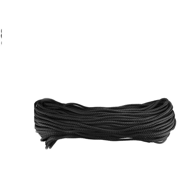 Шнур плетеный ПЭ д.3,5мм черный 30м
