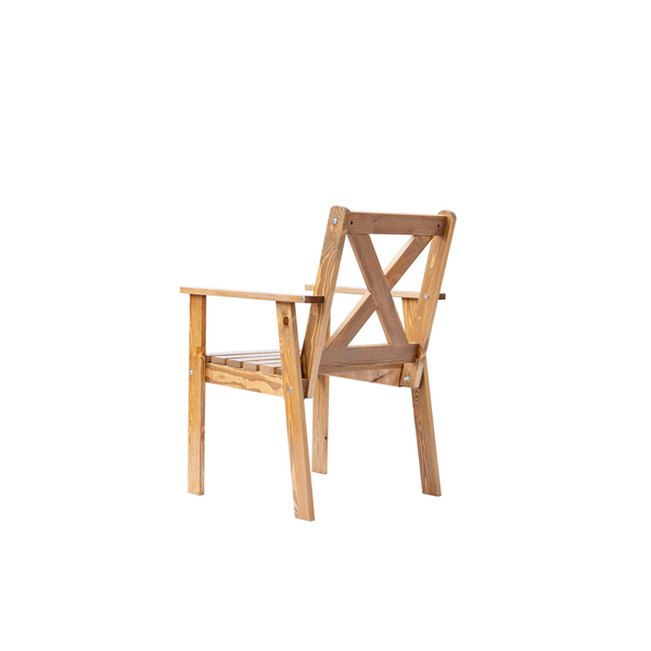 Кресло садовое Копенгаген Тренд 59х61х86см светлый орех