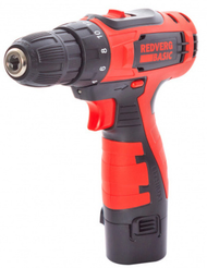 Шуруповерт аккумуляторный REDVERG Базовый/Basic SD12LE/2-2 Li-ion 20Нм 12.0В 2х1.5Ач
