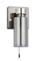 Бра Corneta 7050-1 CR хром/стекло 1xE14