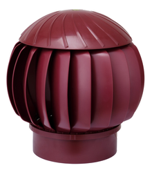 Турбина ротационная вентиляционная (нанодефлектор), D160, пластик, Crimson