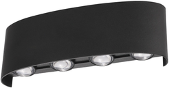 Светильник светодиодный настенный накладной Uniel ULU-P20B-8Вт 4000K IP65 BLACK