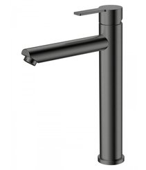 Смеситель для накладной раковины Agger Easy A3112155 оружейная сталь матовая