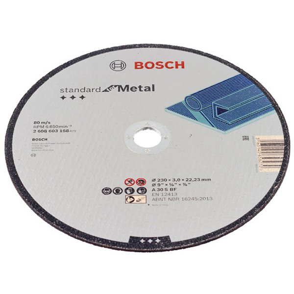 Круг отрезной по металлу прямой Bosch SfM 230х3х22мм