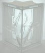 Стеклоблок Vitra углов.90 б/ц Волна (шт)
