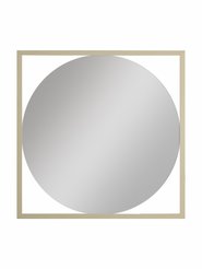 Зеркало настенное в раме Глэм 600х600 золото