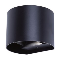 Светильник уличный светодиодный накладной ULU-S56B-2xВт 3000K+4000K+6000K IP65 (пер-ль цвета свеч) черный