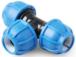 Тройник компрессионный ПНД Pro Aqua UNIO d25мм