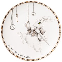 Тарелка закусочная Lefard Wonderland Кролик 20см фарфор