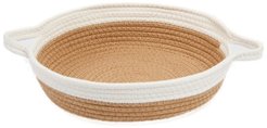 Корзинка плетеная Storidea Dia 35х8см хлопок, бежевый