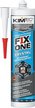 Клей-герметик гибридный Жидкая резина KIM TEC Fix One прозрачный (300г)