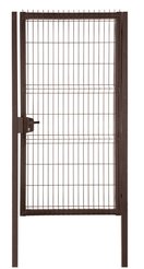 Калитка из сварной сетки Hard с замком 2030х1000мм шоколад