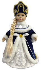 Кукла декоративная Снегурочка 17,5x20,5x32см арт.92348