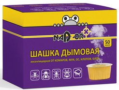 Шашка дымовая инсектицидная Nadzor (от мух, комаров, ос, клопов, блох) 50гр 