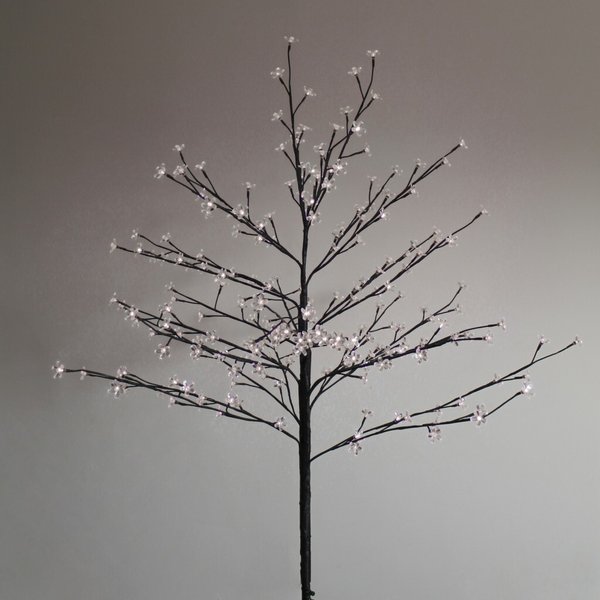 Дерево комнатное Сакура коричневый ствол 1,2м белый цвет светодиодов