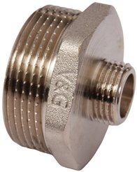 Ниппель латунный переходной V&G 1 1/2"х1/2"