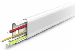 Кабель-канал 30х10мм 2,2м Деконика 001-0 Белый Глянцевый