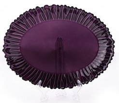 Блюдо д/сервировки Pasabahce Ametist 33х25см фиолетовый, стекло