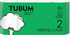 Бумага туалетная Tubum 8шт 2-слойная