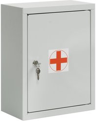 Аптечка металлическая с замком