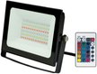 Прожектор светодиодный Uniel ULF-F60-30Вт RGB IP65 200-240В BLACK Мультиколор пульт ДУ (в/к) черный