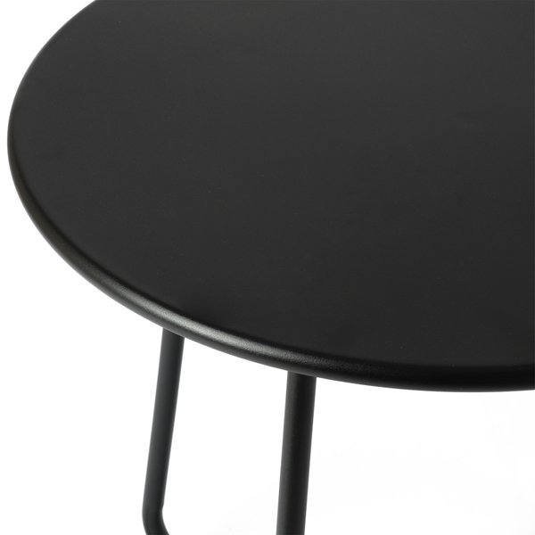 Столик кофейный садовый Хьюстон d50см h55см, металл, черный, SG-22013