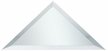 Плитка зеркальная треугольник фацет 30х30 серебро (4 шт) кмп