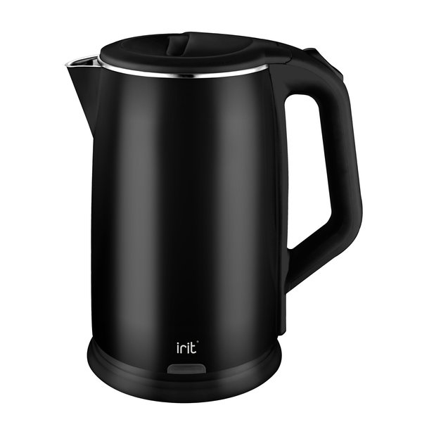 Чайник электрический Irit IR-1305 1500Вт 1,8л нерж.сталь/пластик, черный