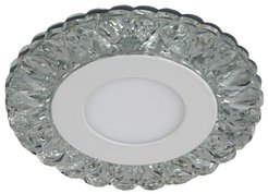Светильник с подсветкой ЭРА DK LED 16 SL/WH прозрачный/белый