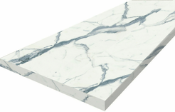 Столешница Кедр R0 НPL 300х80х4см Гранит белый, матовый