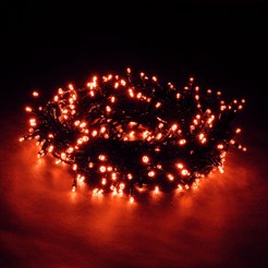 Электрогирлянда Нить 100 красных LED ламп контроллер 8 режимов 10м VEGAS