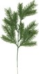 Ветка декоративная 34см хвойная 49040