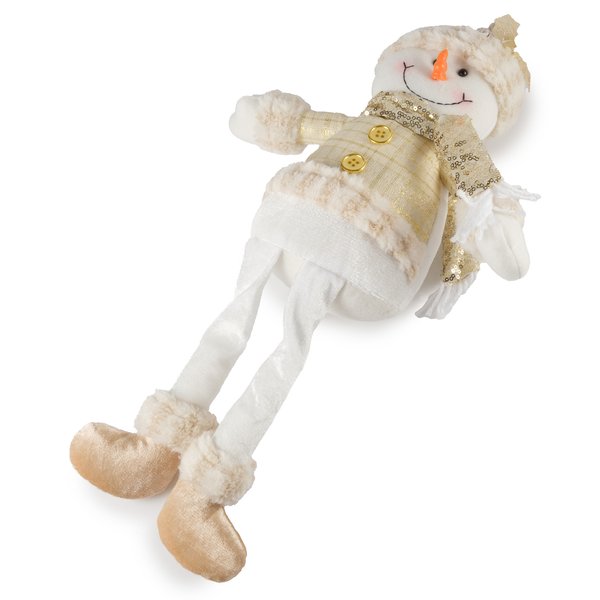 Фигура Снеговик 48см, с длинными ножками, SYGZWWA-37230098