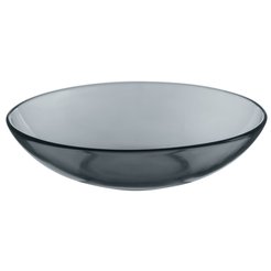 Салатник Гласс ИНК Basilico Grey 20см серый, стекло