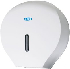 Диспенсер для туалетной бумаги пластик белый G-teq 8933 W