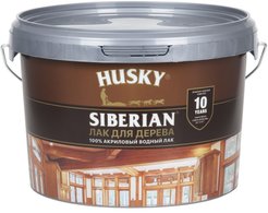 Лак акриловый HUSKY SIBERIAN Аквалак полуматовый 2,5л